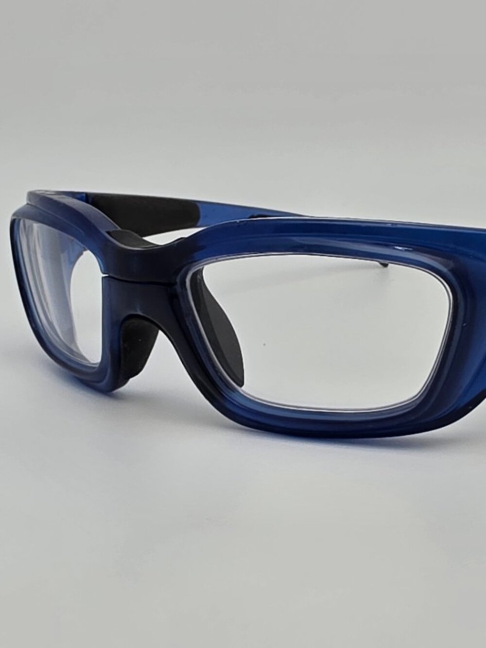 Hilco Leader Jam’n 7930 ASTM F803 Navy Blue Sports Goggles Eyeglasses Frame 50mm